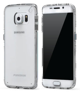 PUREGEAR CLEAR SLIM SHELL CASE HARD TRANSPARENT COVER FOR SAMSUNG GALAXY S6 EDGE