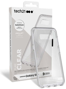 Tech21 Pure Clear Case Transparent Cover for Samsung Galaxy S8 Plus, S8+