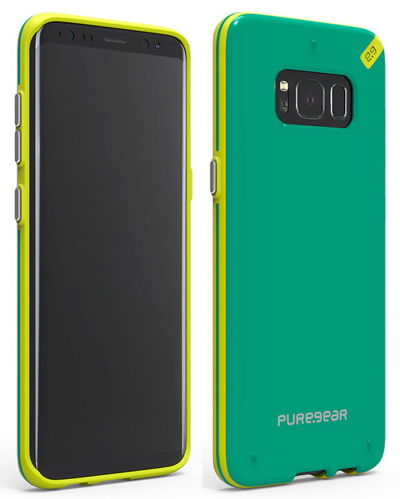 PureGear Citrus Mint Slim Shell Case Hard Cover for Samsung Galaxy S8 Plus, S8+