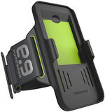 PUREGEAR HIP SPORTS BLACK/LIME ARMBAND + CASE STAND FOR APPLE iPHONE 6 6s