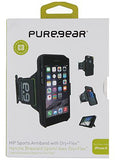PUREGEAR HIP SPORTS BLACK/LIME ARMBAND + CASE STAND FOR APPLE iPHONE 6 6s