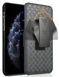 Black Case Kickstand Cover + Belt Clip Holster Holder for Apple iPhone 11 Pro