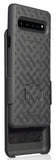 Black Case Kickstand Cover + Belt Clip Holster for Samsung Galaxy S10 5G SM-G977