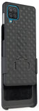Black Stand Case Cover and Belt Clip Holster for Samsung Galaxy A12 5G (SM-A125)