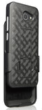 Black Kickstand Case Cover + Belt Clip Holster for Alcatel A30/Kora/Zip LTE 5.0"