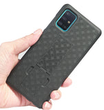 Black Case Kickstand Cover + Belt Clip Holster Holder for Samsung Galaxy A51