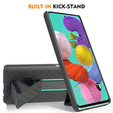 Black Case Kickstand Cover + Belt Clip Holster Holder for Samsung Galaxy A51
