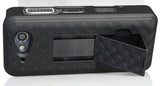 Black Kickstand Hard Case Cover View Stand for Kyocera DuraTR E4750, DURA TR