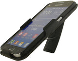 BLACK HARD CASE COVER BELT CLIP HOLSTER STAND FOR SAMSUNG GALAXY PREVAIL LTE