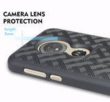 Black Kickstand Case Cover + Belt Clip Holster for Motorola Moto G6 Play/Forge
