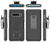 Kickstand Case Hard Cover + Belt Clip Holster for Samsung Galaxy S10 Plus, S10+