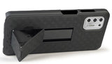 Black Case Kickstand Cover and Belt Clip for Motorola Moto G Stylus 4G 2021
