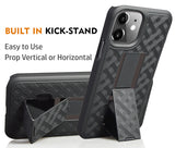 Black Case Kickstand Cover + Belt Clip Holster Holder for Apple iPhone 11