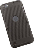 BLACK HARD CASE COVER + BELT CLIP HOLSTER STAND FOR iPOD TOUCH 5 6 7