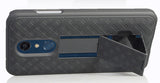 Black Case + Belt Clip Holster for LG K30, Phoenix Plus, Premier Pro, Harmony 2