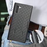 Black Case Kickstand Cover + Belt Clip Holster Holder for Samsung Galaxy Note 10