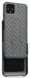 Black Case Kickstand Cover + Belt Clip Holster Holder Combo for Google Pixel 4