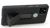 Black Case Kickstand Cover + Belt Clip Holster Holder for Google Pixel 4a 5G