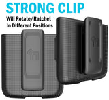 Hard Case and Belt Clip Holster for Motorola Moto RAZR (2022)