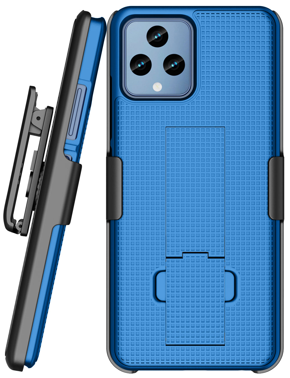 Case with Clip for T-Mobile REVVL 6X 5G (2023) / REVVL 6 5G (2022), Slim Hard Shell Phone Cover with Kickstand and Belt Hip Holster Holder Case with Clip for T-Mobile REVVL 6X 5G (2023) / REVVL 6 5G (2022), Slim Hard Shell Phone Cover with Kickstand and Belt Hip Holster Holder