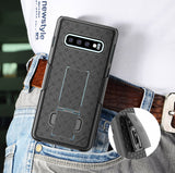 Kickstand Case Slim Hard Cover Belt Clip Holster Combo for Samsung Galaxy S10