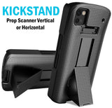 Slim Textured Hard Shell Case Cover with Kickstand for Zebra TC53 TC58 Scanner