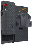 Black Case Kickstand Cover and Belt Clip Holster for Samsung Galaxy XCover 5