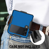 Belt Clip Holster for Samsung Galaxy Z Flip 3 Phone (ONLY FOR USE W/ SLIM CASE)