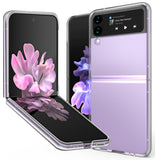 Clear Hard Case Cover and Belt Clip Holster Combo for Samsung Galaxy Z Flip 4 5G