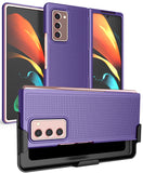 Hard Case Cover and Belt Clip Holster Stand Combo for Samsung Galaxy Z Fold 2 5G