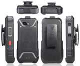 Black Belt Clip Holster Case Stand for Sonim XP5s Phone (XP5800)