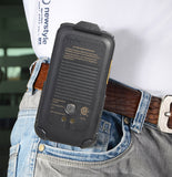 Black Belt Clip Holster Carrying Case Stand for Sonim XP3 Phone (XP3800)