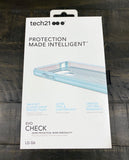 Tech21 Blue EVO Check Case + PureGear Tempered Glass Screen Protector for LG G6