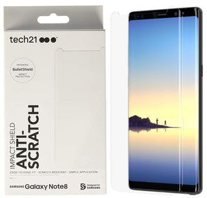 Tech21 Impact Shield Anti-Scratch Screen Protector for Samsung Galaxy Note 8