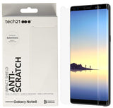 PureGear Black/Clear Slim Shell Case + Tech21 Screen Protector for Galaxy Note 8