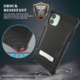 Rugged Tri-Shield Case + Belt Clip for Apple iPhone 11 - Adorable Animals