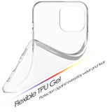 Transparent Clear Flex Gel TPU Skin Case Slim Cover for Apple iPhone 12 Mini