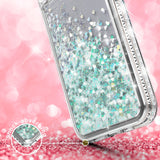 Clear Liquid Sand Glitter Waterfall Case Cover for iPhone 13