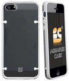 WHITE CLEAR AQUAFLEX HARD CASE SOFT TPU COVER SKIN FOR iPHONE 5 5s SE (2016)