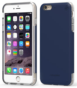 PUREGEAR NAVY BLUE DUALTEK PRO ANTI-SHOCK CASE COVER FOR APPLE iPHONE 6 6s