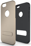 GOLD SLIM TOUGH SHIELD MATTE ARMOR HYBRID CASE COVER SKIN FOR iPHONE 6 4.7"
