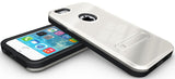 WHITE SLIM TOUGH SHIELD GLOSSY ARMOR HYBRID CASE COVER SKIN FOR iPHONE 6 (4.7")