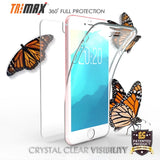 Tri-Max Clear Screen Guard TPU Full Body Wrap Case Cover for iPhone SE 2022/2020