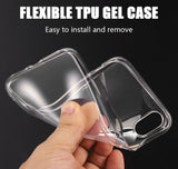 Transparent Clear Flex Gel TPU Skin Case Cover for Apple iPhone Xs Max 6.5"