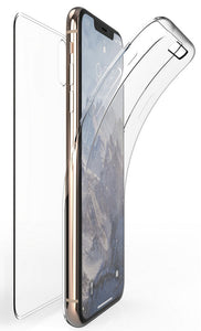Tri-Max Clear Screen Guard Full Body TPU Wrap Case Cover for Apple iPhone Xs Max