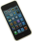 CLEAR FROST WHITE TPU CANDY SKIN CASE COVER FOR APPLE iPOD TOUCH 5 5th GEN