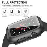 Case for Apple Watch (SERIES 6/5/4/SE, 40mm) - Black with Screen Guard Cover