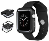 Black Magnetic Snap Case Aluminum Hard Cover for Apple Watch (Series 4, 44mm)