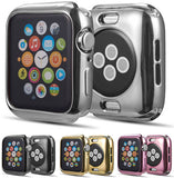 Metallic Electroplated Finish Case Flexible Cover for Apple Watch Series 4, 44mm