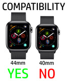 Case for Apple Watch (SERIES 4, 44mm) - Clear Hard Shell Screen Guard Cover